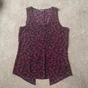 Express cut-out back tank